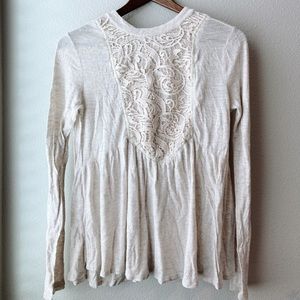 Lacey flowy top